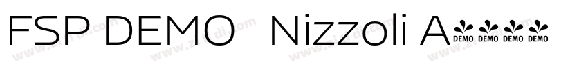 FSP DEMO   Nizzoli A字体转换